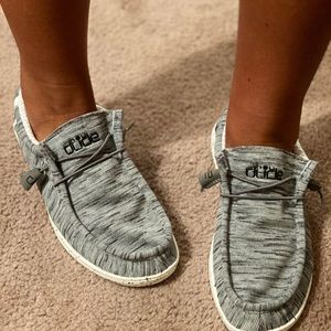 HEY DUDE! Sz 8 MENS-WOMENS WALLY STRETCH UNISEX .